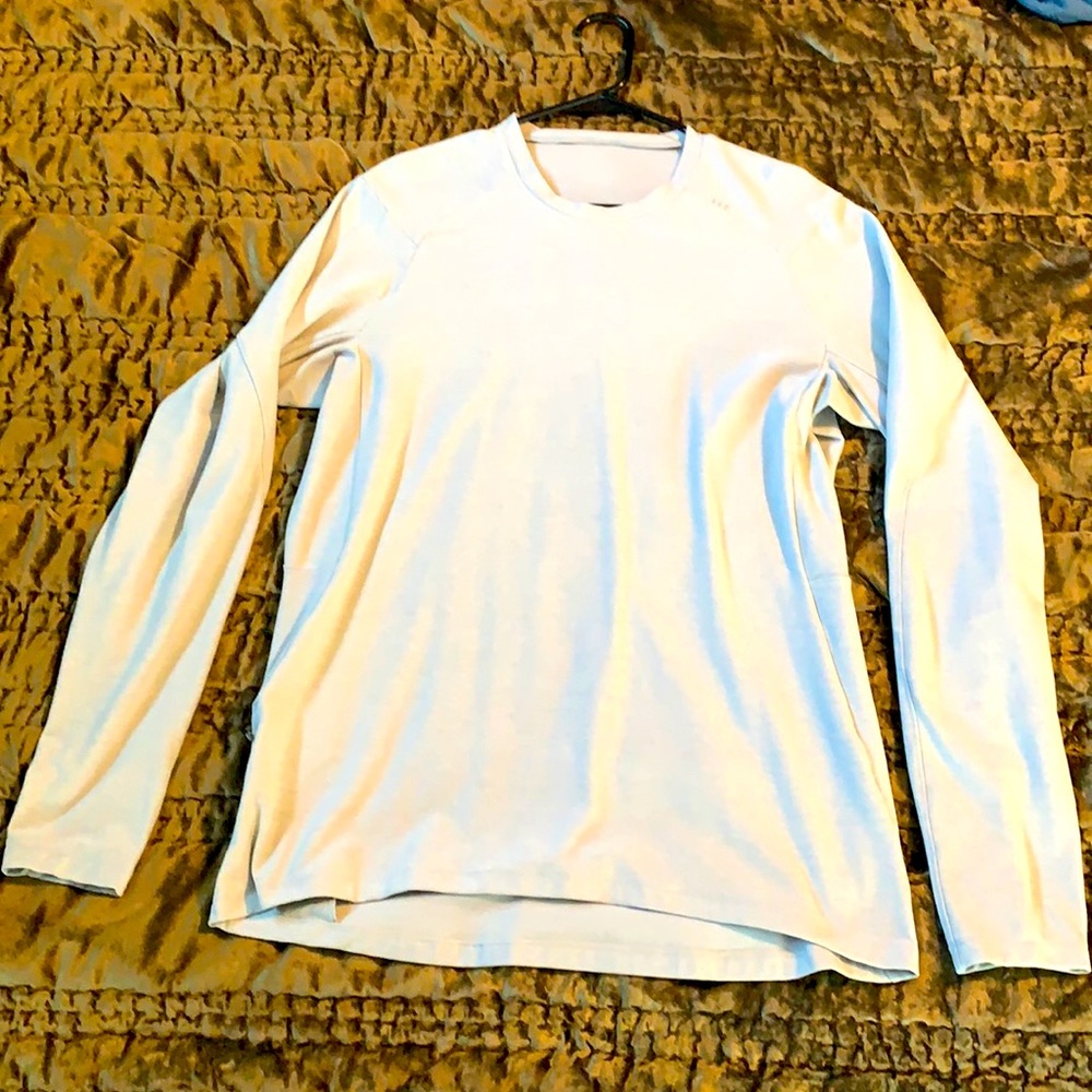 LuLu lemon lightweight city sweat crew neck shirt sz L